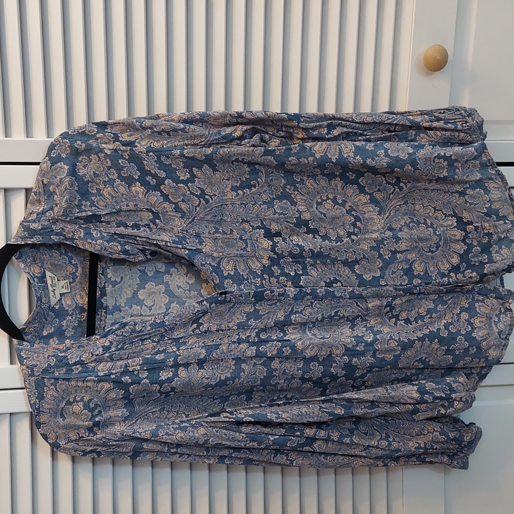 Luck Brand, blouse, size XL